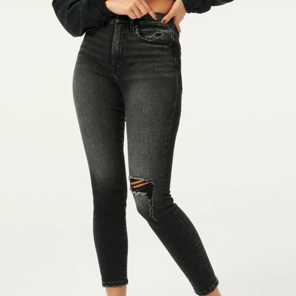 Good American good waist crop size 2